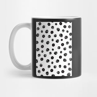 Polka dots pattern, Dots, Pattern, Fashion print, Funny art, Modern art, Wall art, Print, Minimalistic, Modern, Humor Mug